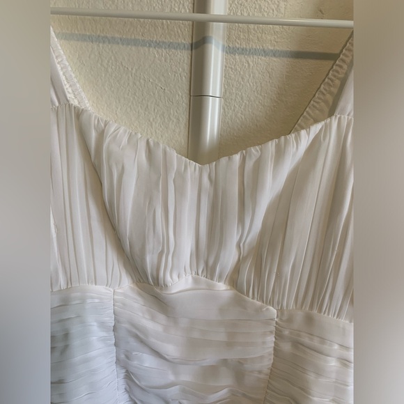 Abercrombie Ruched Puff Sleeve Sweetheart Top Size Large - Picture 4 of 8